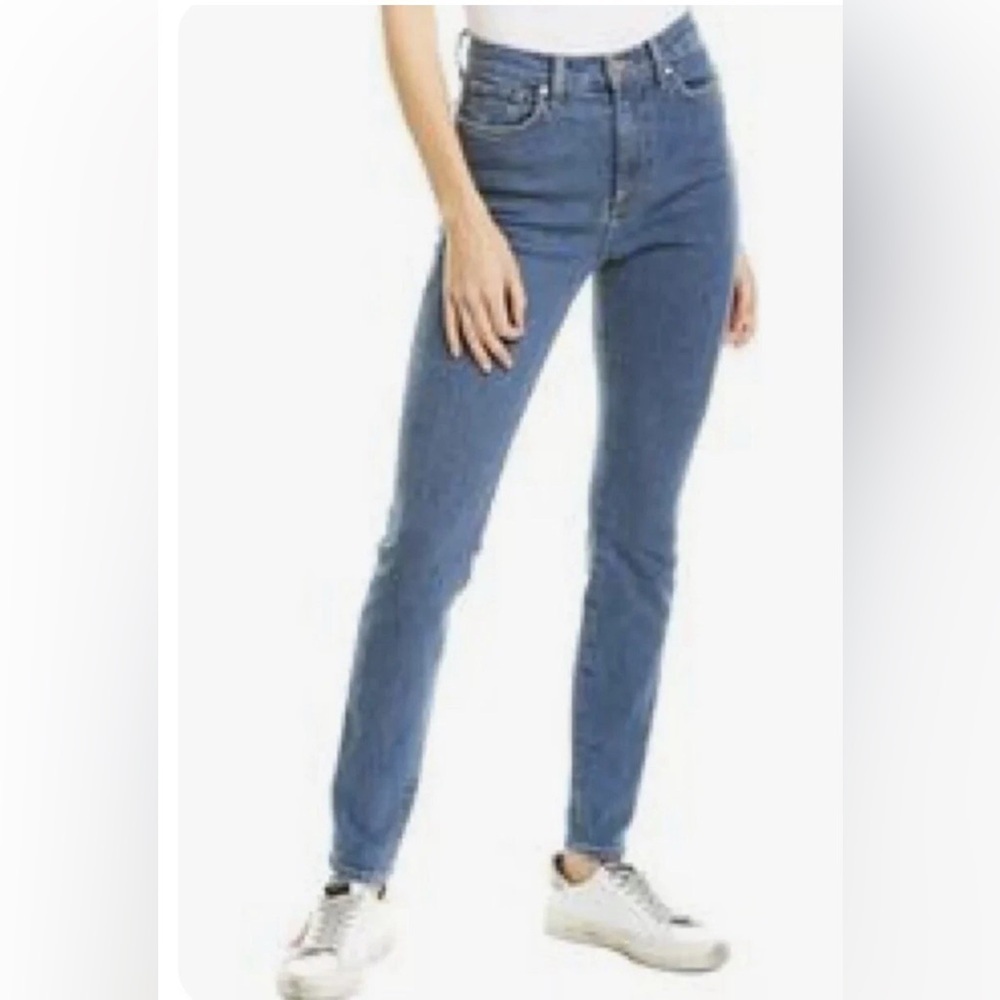 BLDWN Baldwin Ultra High Rise Skinny Jeans Blue 26 NEW. 190